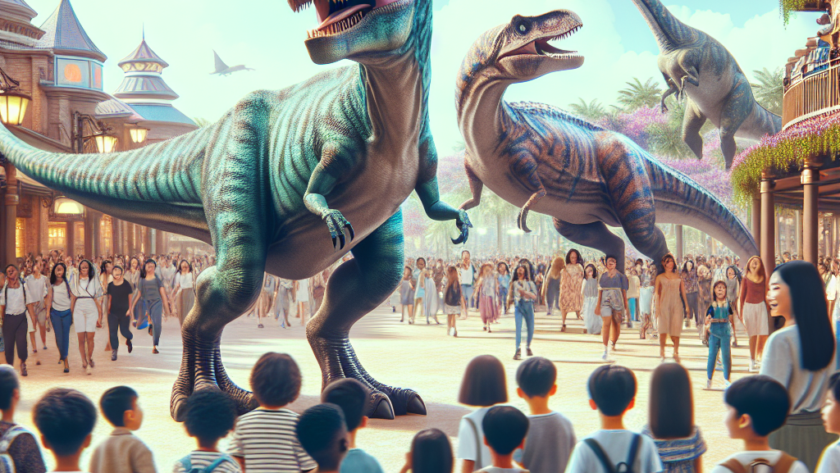 Magia ruchomych dinozaurów – jak realistyczne animacje przyciągają dzieci do parków dinozaurów?