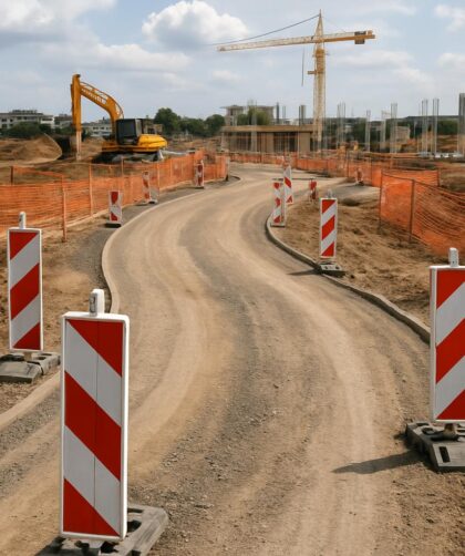 Jak zaplanować tymczasowe drogi na placu budowy bez błędów?