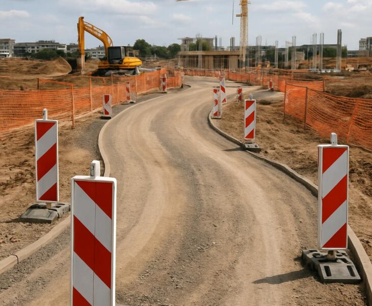 Jak zaplanować tymczasowe drogi na placu budowy bez błędów?
