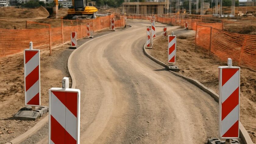 Jak zaplanować tymczasowe drogi na placu budowy bez błędów?